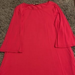 bright pink piko dress 💋